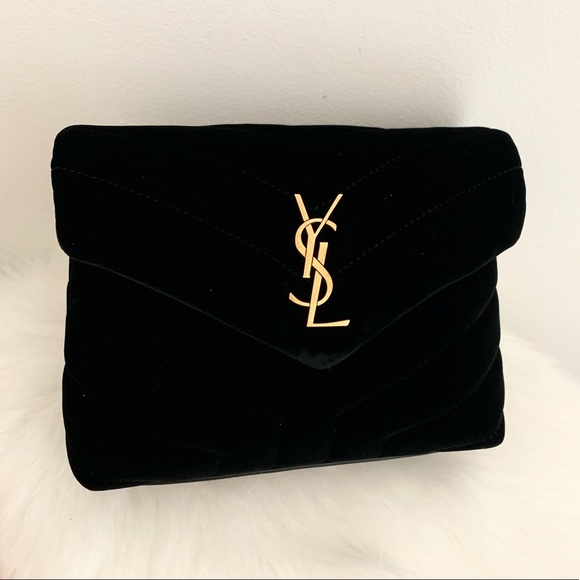 Saint Laurent Handbags - Saint Laurent Loulou Bag YSL Toy Velvet Handbag